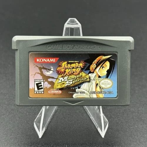Shaman King: Master of Spirits (Nintendo Game Boy Advance, 2004) Cleaned Tested