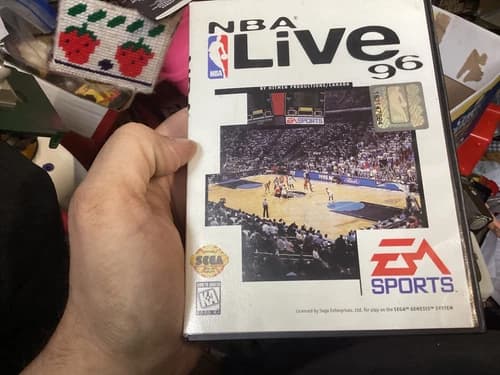 NBA Live 96 (Sega Genesis, 1995) CIB