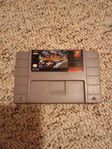 F1 Pole Position - Super Nintendo SNES - Tested & Working - Cartridge Only