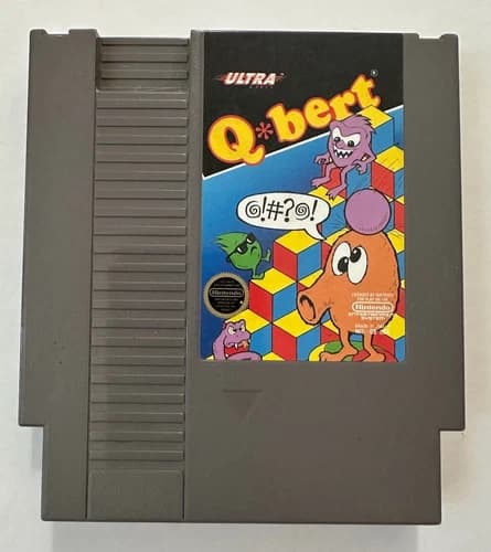 Q*Bert NES Game Clean Label Loose Tested