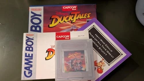 Nice DuckTales Nintendo Game Boy 1990 CIB Complete Tested Manual Case