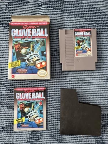 Super Glove Ball (Nintendo NES, 1990) Complete In Box - CIB - Tested Working