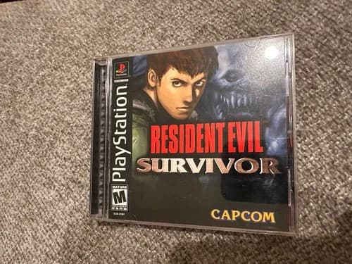 PS1 Resident Evil Survivor Sony PlayStation 2000 Complete CIB w/ Reg Card Capcom