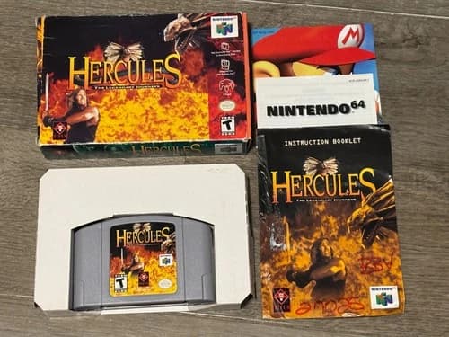 Hercules The Legendary Journeys Nintendo 64 N64 Complete CIB Authentic
