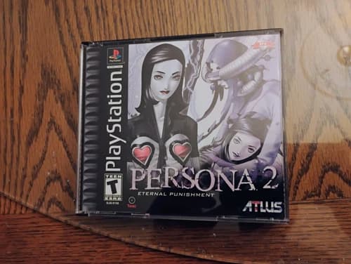 Persona 2 Eternal Punishment (PlayStation 1 PS1, 2000) CIB w/ Reg card See descr
