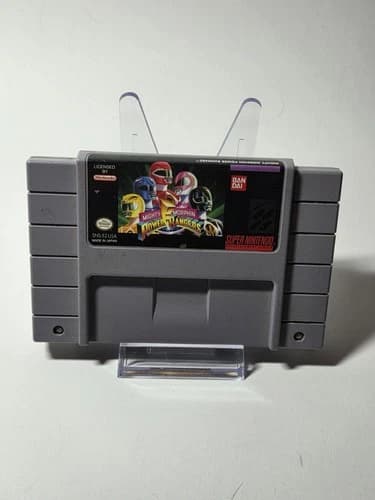 Mighty Morphin Power Rangers - Super Nintendo SNES Game - Excellent Shape!