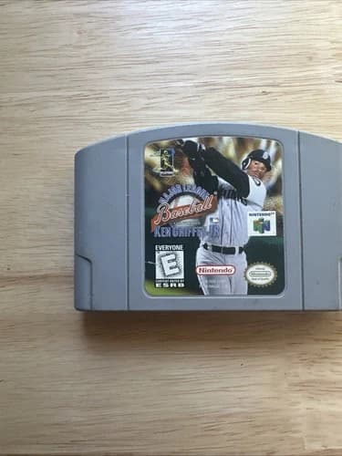 Major League Baseball Featuring Ken Griffey Jr. (Nintendo 64, 1998) N64