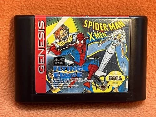 Spider-Man X-Men Arcade's Revenge Sega Genesis Original Authentic Game