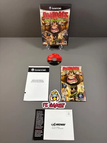 Rampage: Total Destruction Nintendo GameCube CIB Complete