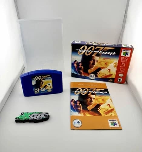 007 The World Is Not Enough (Nintendo 64, 2000) N64 Complete With Manual