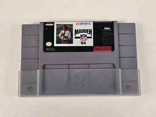 Madden NFL 94 (Super Nintendo Entertainment System, 1993)