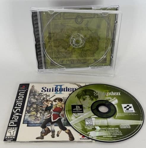 SUIKODEN II 2 - SONY PLAYSTATION 1 PS1 - COMPLETE *TESTED & WORKING*