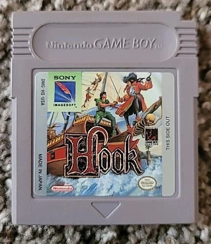 Hook (Nintendo Game Boy, 1992) Cart Only