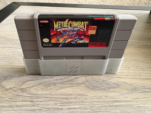 Metal Combat: Falcon's Revenge (Super Nintendo SNES, 1993) Tested Working