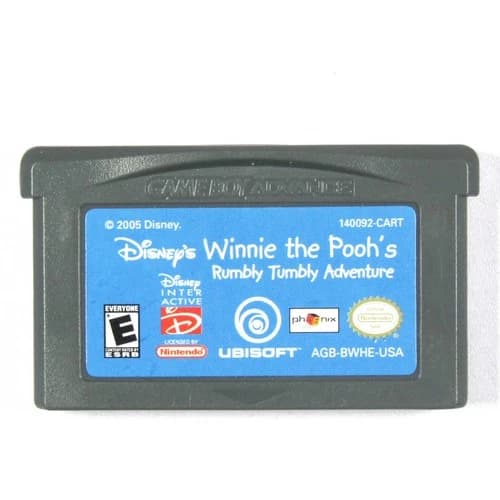 Winnie the Pooh Rumbly Tumbly Adventure Gameboy Advance Authentic Tested