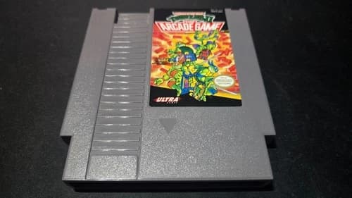Teenage Mutant Ninja Turtles II The Arcade Game Authentic Nintendo NES NRMT game