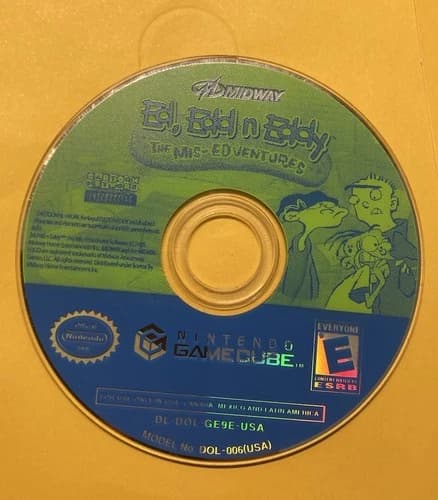 Ed, Edd n Eddy: The Mis-Edventures (Nintendo GameCube, 2005) Disc Only Tested