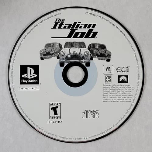The Italian Job - Loose Sony PS1 Playstation 1 Disc