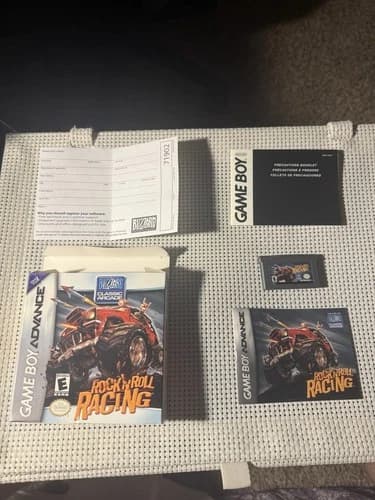 Rock N Roll Racing (Nintendo Gameboy Advance GBA) Complete In Box w/ Reg CIB