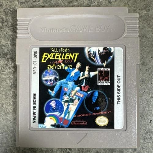 Bill and Ted's Excellent Adventure (Nintendo Game Boy GB) Cartridge Tested