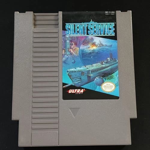 Silent Service (Nintendo, 1989) NES Cartridge