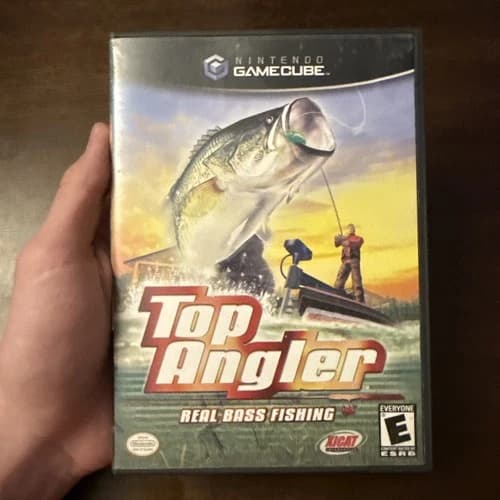 Top Angler: Real Bass Fishing (Nintendo GameCube) Complete - Tested - Authentic