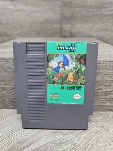 Adventure Island II (2) Nintendo Entertainment System NES - Authentic Tested