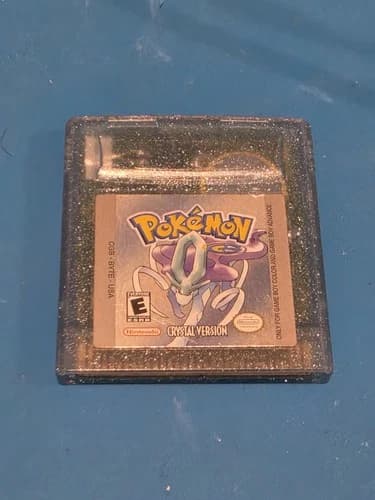 Pokemon Crystal Version (Nintendo Gameboy Color, 2001) GBC Authentic Saves