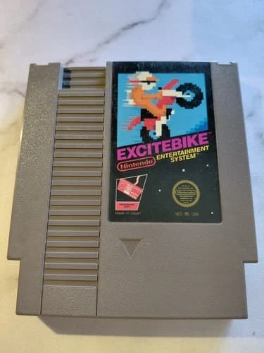 Excitebike (Nintendo NES, 1985) Game Cartridge Only - Tested
