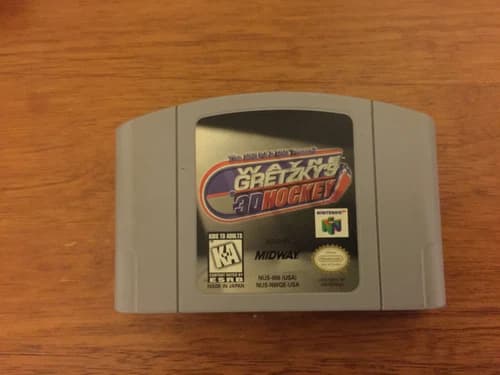 Wayne Gretzky's 3-D Hockey - Nintendo 64 - N64 - Authentic! Tested! Working!