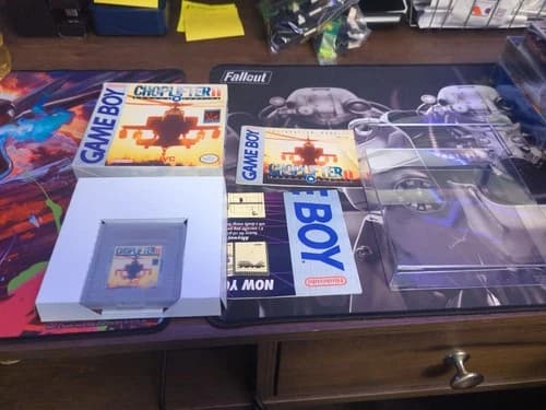 Choplifter II (Nintendo Game Boy, 1991) Complete w/ Box Manual And Protector