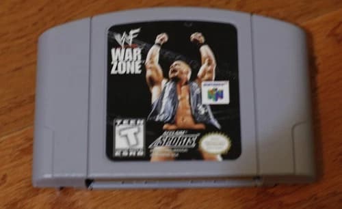 WWF (WWE) War Zone (Nintendo 64, N64, 1998) Cart