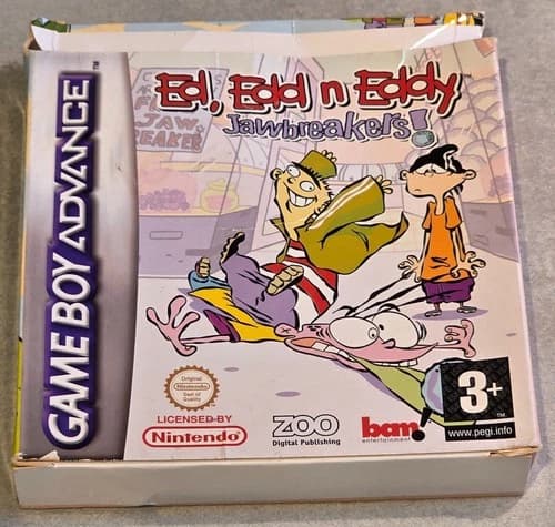 ED EDD N EDDY Jawbreakers Nintendo Gameboy Game Boy Advance GBA