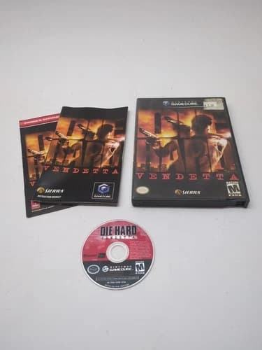 Die Hard: Vendetta (Nintendo GameCube, 2002) - Complete In Box!