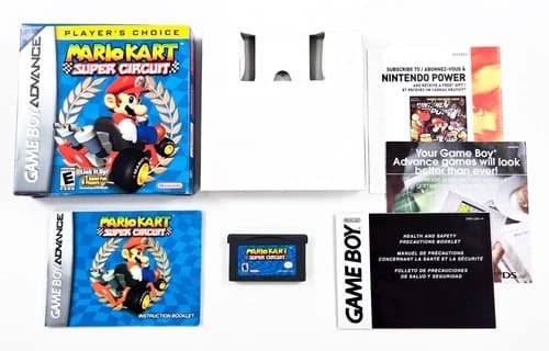 MARIO KART SUPER CIRCUIT COMPLETE CIB 2001 Authentic Game Boy Advance GBA