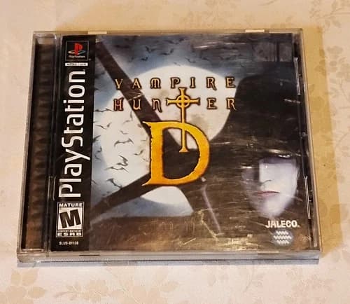 Vampire Hunter D (Sony Playstation 1 PS1, 2000) USA Complete w/Manual