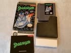 Shadowgate Nintendo NES Cib w/ Manual Sleeve Box Styrofoam Game - Tested