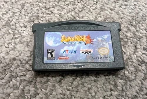 Summon Night: Swordcraft Story 2 Nintendo Game Boy Advance GBA (2006) Cartridge!