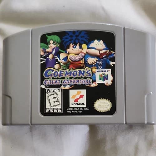 Goemon's Great Adventure Nintendo 64 N64 NTSC-U/C Konami CLEAN, TESTED