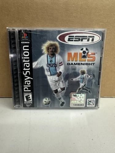 ESPN MLS GameNight Sony PlayStation 1 2000 Major league Soccer *Complete CIB*
