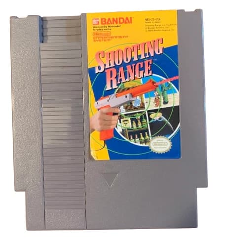 Shooting Range Nintendo NES Cartridge Only — Authentic Bandai Tested & Working