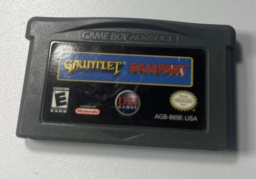 Gauntlet Rampart Nintendo Game Boy Advance GBA