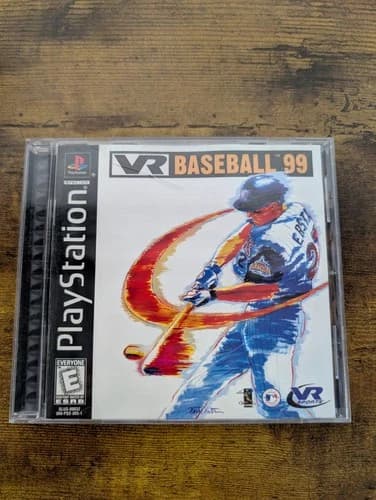 VR Baseball 99 Sony PlayStation 1 PS1 CIB Complete In Box Black Label