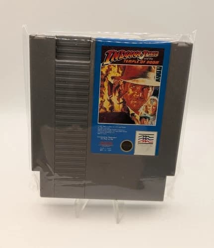 Mindscape Indiana Jones and the Temple of Doom Nintendo NES 1988 NTSC-U/C