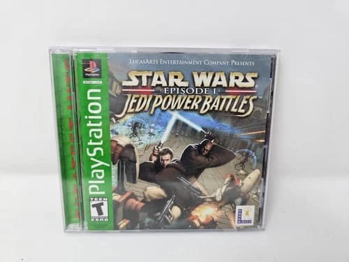 Star Wars: Episode I: Jedi Power Battles (Sony PlayStation 1, PS1) CIB Complete