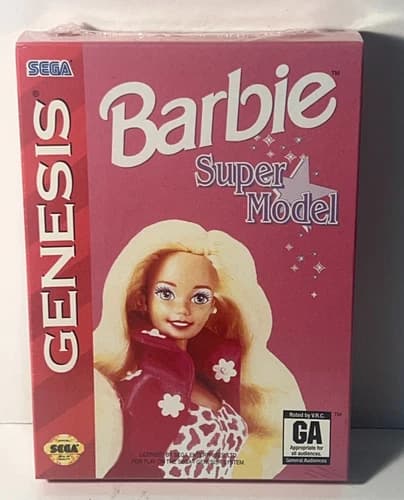 Barbie Super Model (Sega Genesis, 1992) New Sega Genesis