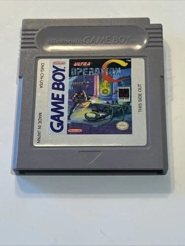 Operation C (Nintendo Game Boy, 1991) Authentic Game Cartridge Contra