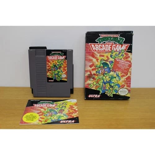 TMNT II The Arcade Game NES Nintendo CIB Complete in Box w/ Manual Ultra