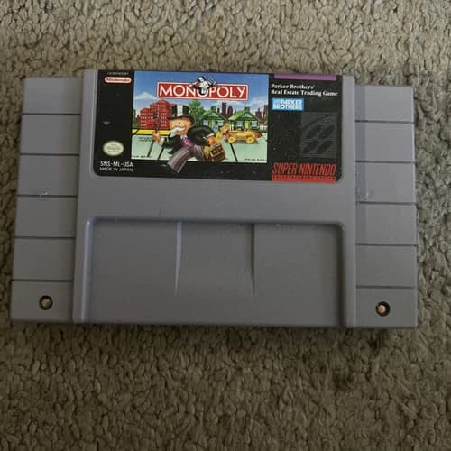 Monopoly (1992) - Super Nintendo SNES - Cartridge Only -
