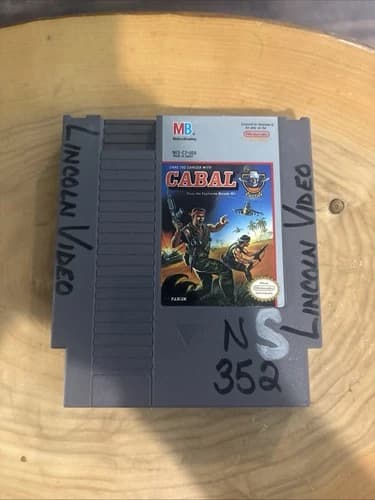 Cabal Milton Bradley Nintendo NES Original Game Cartridge NTSC-U/C